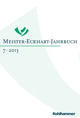 Löser / Mieth |  Meister-Eckhart-Jahrbuch | Buch |  Sack Fachmedien