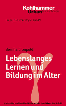 Leipold / Tesch-Römer / Wahl | Lebenslanges Lernen und Bildung im Alter | E-Book | sack.de