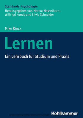 Rinck / Hasselhorn / Schneider |  Lernen | eBook | Sack Fachmedien