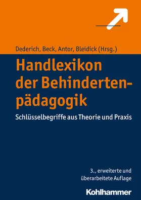 Dederich / Beck / Antor |  Handlexikon der Behindertenpädagogik | eBook | Sack Fachmedien