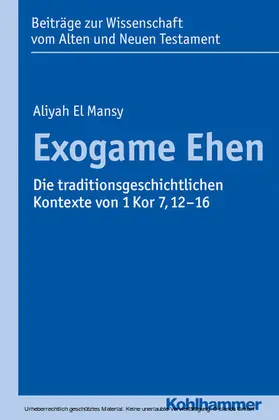 Mansy / Dietrich / Scoralick | Exogame Ehen | E-Book | sack.de