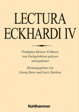 Steer / Sturlese |  Lectura Eckhardi IV | eBook | Sack Fachmedien