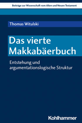 Witulski |  Das vierte Makkabäerbuch | Buch |  Sack Fachmedien