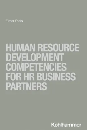 Stein |  Human Resource Development Competencies for HR Business Partners | Buch |  Sack Fachmedien