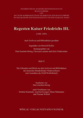 Heinig |  Regesten Kaiser Friedrichs III. (1440-1493) | Buch |  Sack Fachmedien