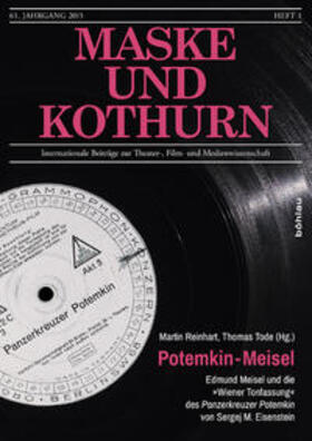 Tode / Reinhart |  Maske und Kothurn 61/3. Potemkin - Meisel | Buch |  Sack Fachmedien