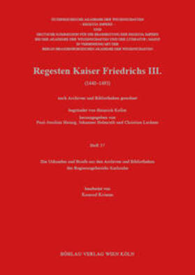 Heinig / Helmrath / Lackner |  Die Urkunden und Briefe aus den Archiven und Bibliotheken des Regierungsbezirks Karlsruhe | Buch |  Sack Fachmedien