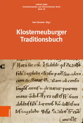 Brunner |  Klosterneuburger Traditionsbuch | Buch |  Sack Fachmedien