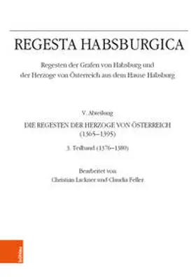  Regesta Habsburgica. Regesten der Grafen von Habsburg und der Herzoge von Österreich aus dem Hause Habsburg | Buch |  Sack Fachmedien