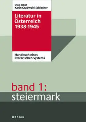 Gradwohl-Schlacher / Baur |  Literatur in Österreich 1938-1945 | Buch |  Sack Fachmedien