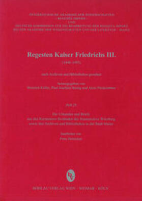 Heinicker |  Heinicker, P: Urkunden/Briefe aus den Kurmainzer Beständen | Buch |  Sack Fachmedien
