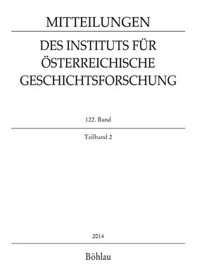 Winkelbauer |  MIÖG 122. Band, Teilband 2 (2014) | Buch |  Sack Fachmedien