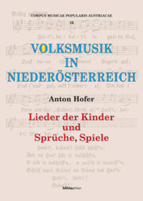 Hofer |  Volksmusik in Niederösterreich | Buch |  Sack Fachmedien