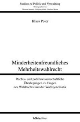 Poier |  Minderheitenfreundliches Mehrheitswahlrecht | Buch |  Sack Fachmedien