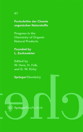 Budzikiewicz / Flessner / Winterfeldt |  Progress in the Chemistry of Organic Natural Products | Buch |  Sack Fachmedien