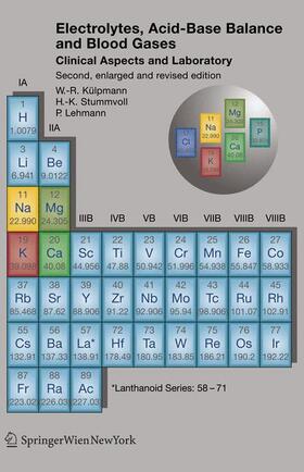 Külpmann / Stummvoll / Lehmann |  Electrolytes, Acid-Base Balance and Blood Gases | Buch |  Sack Fachmedien