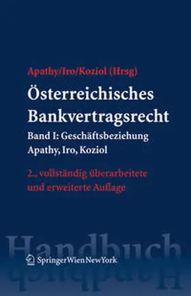 Apathy / Iro / Koziol |  Österreichisches Bankvertragsrecht | eBook | Sack Fachmedien