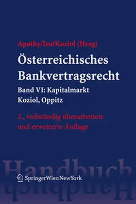 Apathy / Iro / Koziol |  Österreichisches Bankvertragsrecht | eBook | Sack Fachmedien