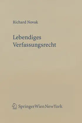 Novak |  Lebendiges Verfassungsrecht | eBook | Sack Fachmedien