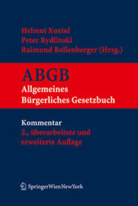 Koziol / Bydlinski / Bollenberger |  Kurzkommentar zum ABGB | eBook | Sack Fachmedien