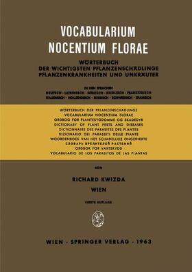 Kwizda |  Vocabularium Nocentium Florae | Buch |  Sack Fachmedien