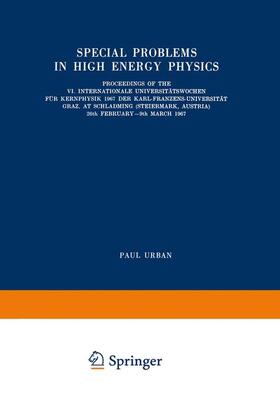 Urban |  Special Problems in High Energy Physics | Buch |  Sack Fachmedien