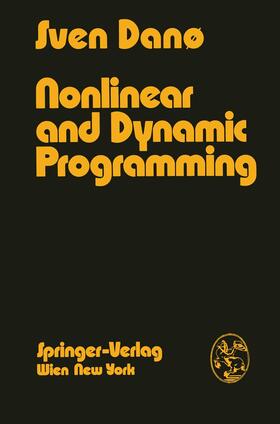 Dano |  Nonlinear and Dynamic Programming | Buch |  Sack Fachmedien