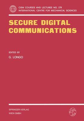 Longo |  Secure Digital Communications | Buch |  Sack Fachmedien