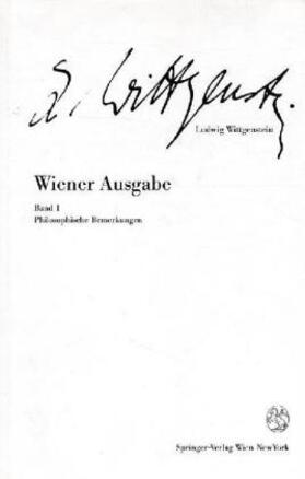 Wittgenstein / Nedo |  Wiener Ausgabe | Buch |  Sack Fachmedien