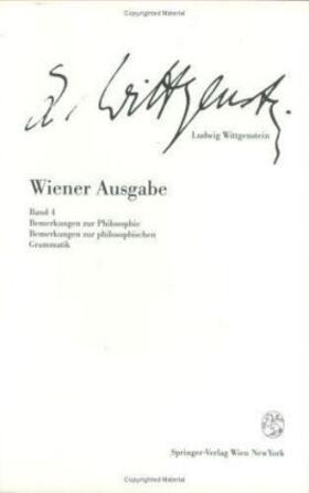 Wittgenstein / Nedo |  Wiener Ausgabe | Buch |  Sack Fachmedien