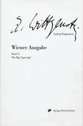 Wittgenstein / Nedo |  "The Big Typescript" | Buch |  Sack Fachmedien