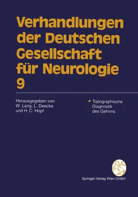 Lang / Hopf / Deecke |  Topographische Diagnostik des Gehirns | Buch |  Sack Fachmedien