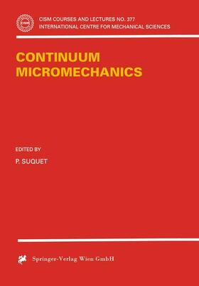 Suquet |  Continuum Micromechanics | Buch |  Sack Fachmedien