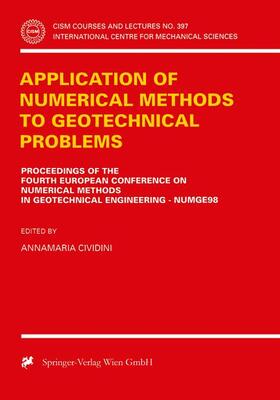 Cividini |  Application of Numerical Methods to Geotechnical Problems | Buch |  Sack Fachmedien
