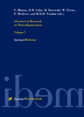 Mizuno / Calne / Youdim |  Advances in Research on Neurodegeneration | Buch |  Sack Fachmedien