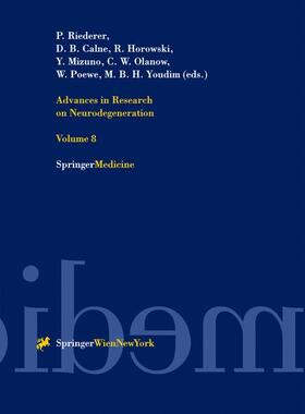 Riederer / Calne / Horowski |  Advances in Research on Neurodegeneration | Buch |  Sack Fachmedien