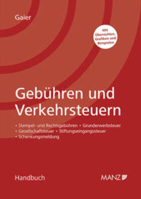 Gaier |  Handbuch Gebühren und Verkehrsteuern | Buch |  Sack Fachmedien