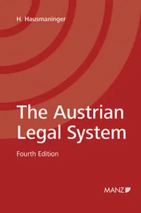 Hausmaninger |  The Austrian Legal System | Buch |  Sack Fachmedien