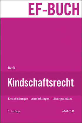 Beck |  Kindschaftsrecht | Buch |  Sack Fachmedien