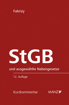 Fabrizy |  StGB Strafgesetzbuch | Buch |  Sack Fachmedien