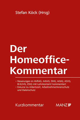 Köck |  Der Homeoffice-Kommentar | Buch |  Sack Fachmedien