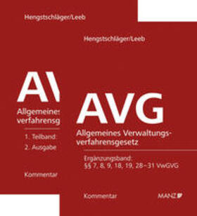 Hengstschläger / Leeb |  AVG Allgemeines Verwaltungsverfahrensgesetz | Buch |  Sack Fachmedien