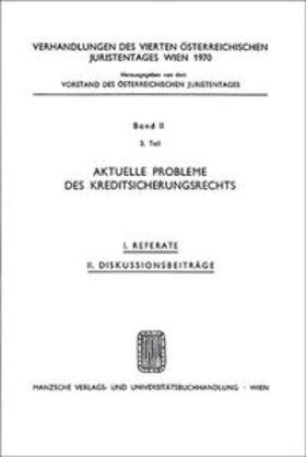 Schinnerer / Schiemer |  Aktuelle Probleme des Kredit- sicherungsrechts | Buch |  Sack Fachmedien