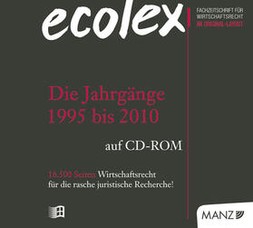  ecolex - Die Jahrgänge 1995 bis 2010 | Sonstiges |  Sack Fachmedien