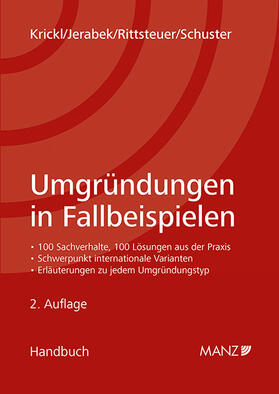 Krickl / Jerabek / Rittsteuer |  Umgründungen in Fallbeispielen | Buch |  Sack Fachmedien