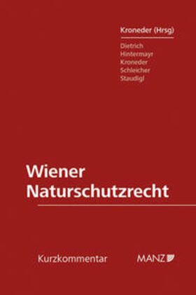 Kroneder |  Wiener Naturschutzrecht | Buch |  Sack Fachmedien