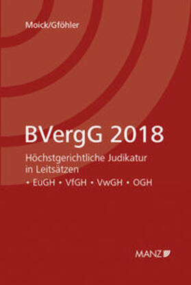 Moick / Gföhler |  BVergG 2018 | Buch |  Sack Fachmedien