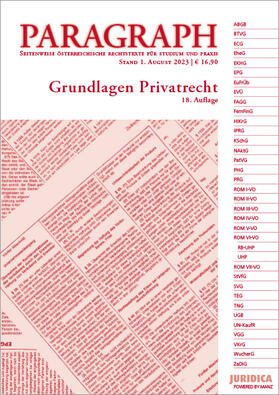 Riedler |  Paragraph - Grundlagen Privatrecht | Buch |  Sack Fachmedien