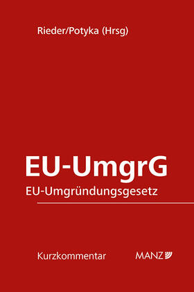 Rieder / Potyka |  EU-Umgründungsgesetz | Buch |  Sack Fachmedien