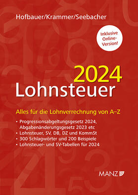 Krammer / Seebacher |  Lohnsteuer 2024 | Buch |  Sack Fachmedien